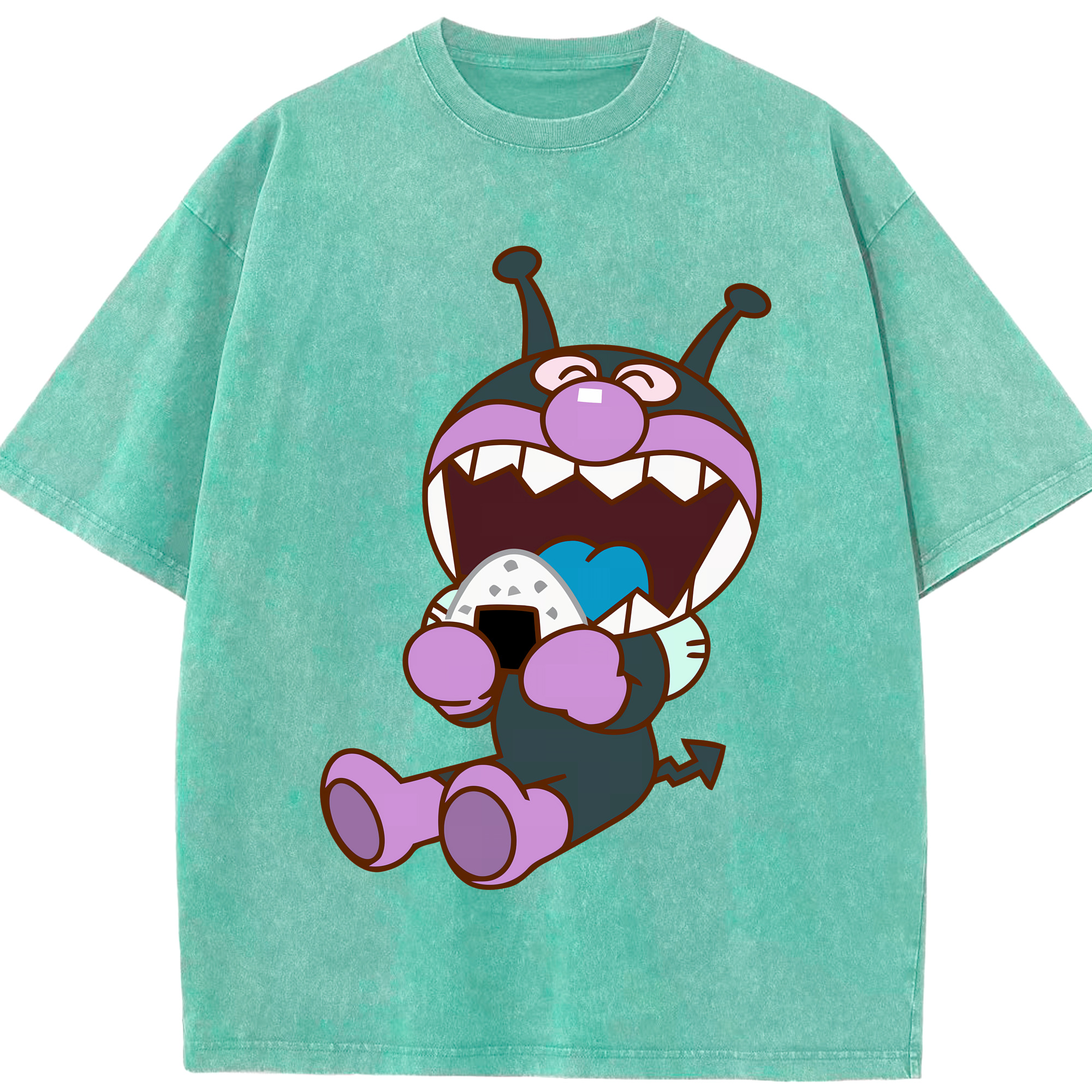 （画像用） アンパンマン Anpanman 綿100% ヴィンテージ風 半袖Tシャツ（フロントプリント）